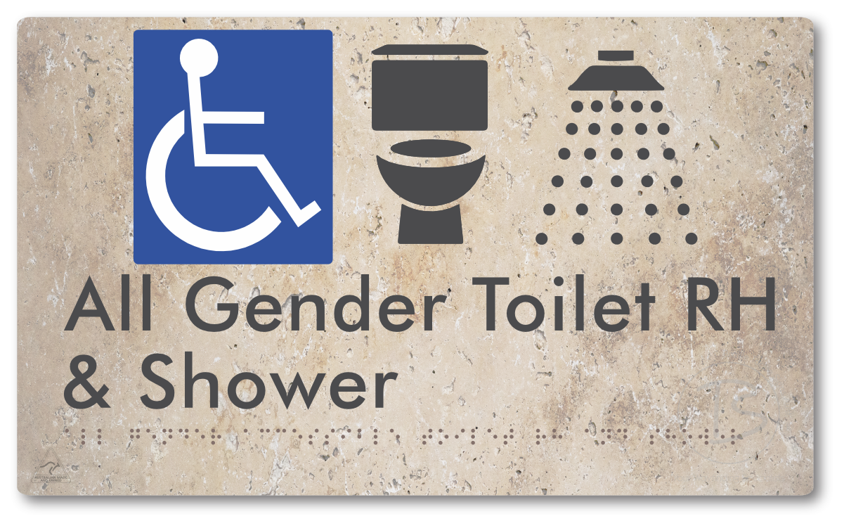 All Gender Accessible Toilet LH or RH & Shower