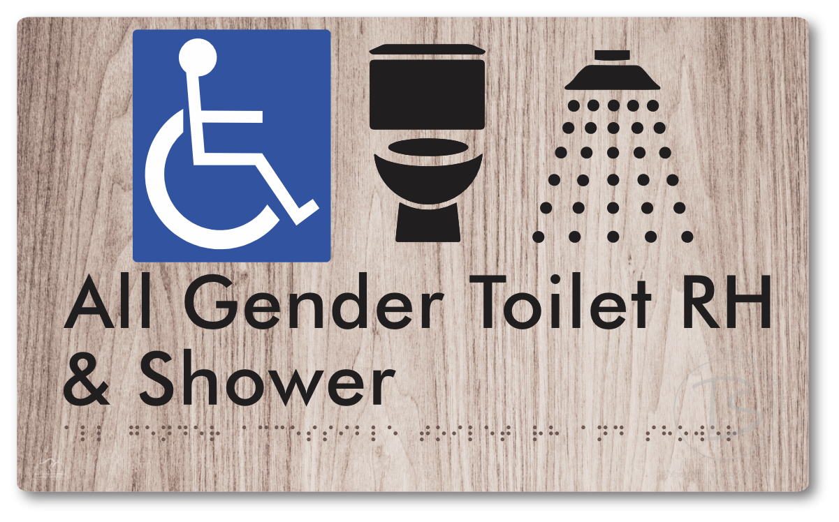 All Gender Accessible Toilet LH or RH & Shower