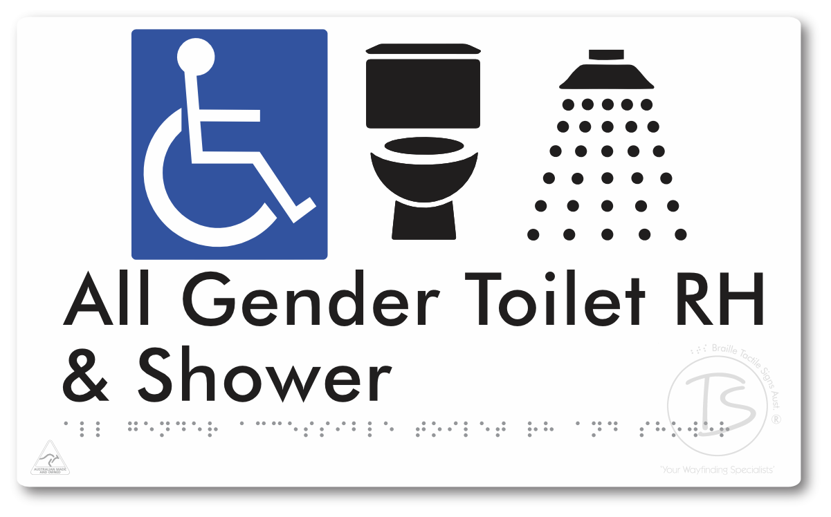 All Gender Accessible Toilet LH or RH & Shower