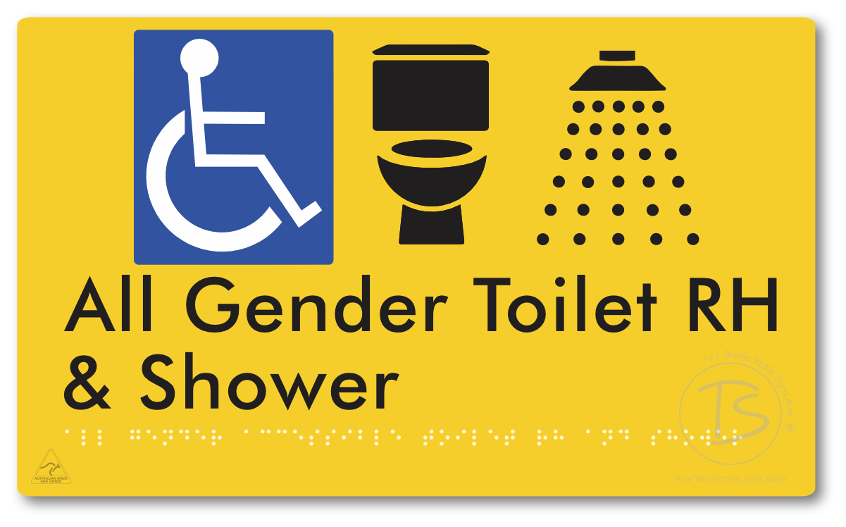 All Gender Accessible Toilet LH or RH & Shower