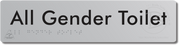 All Gender Toilet - Braille Tactile Signs Aust.
