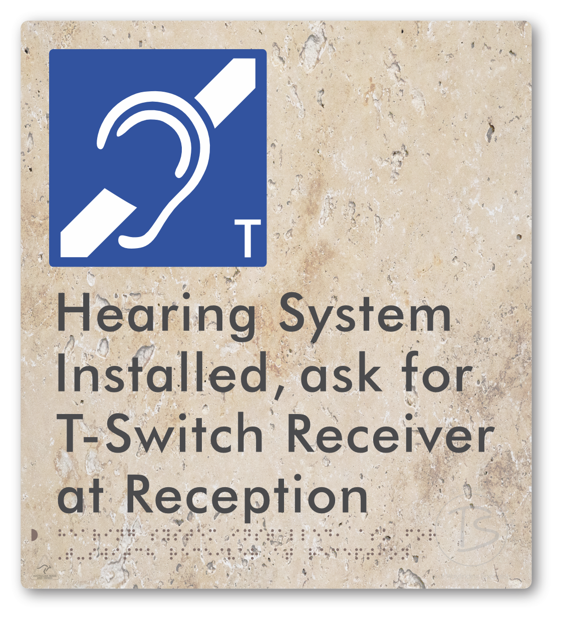 Hearing System Installed ask For T-Switch Receiver at Reception_AudioT