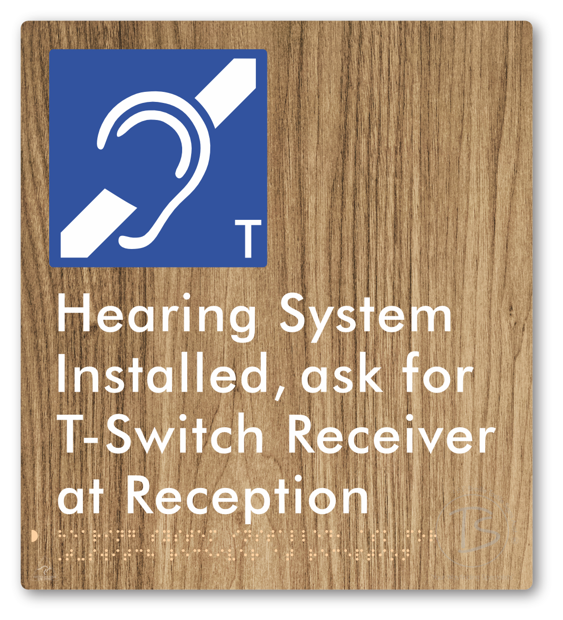 Hearing System Installed ask For T-Switch Receiver at Reception_AudioT