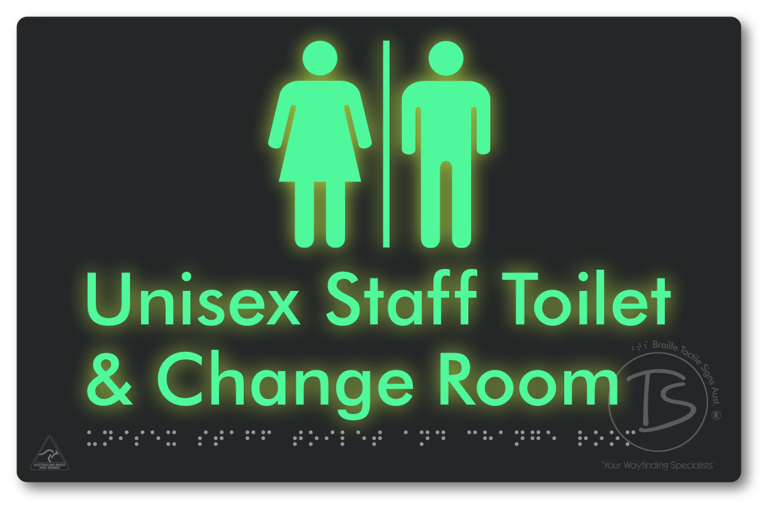 Unisex Staff Toilet & Change Room with Air Lock