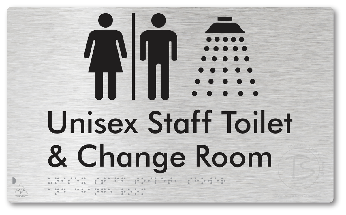 Unisex Staff Toilet, Shower & Change Room with Air Lock