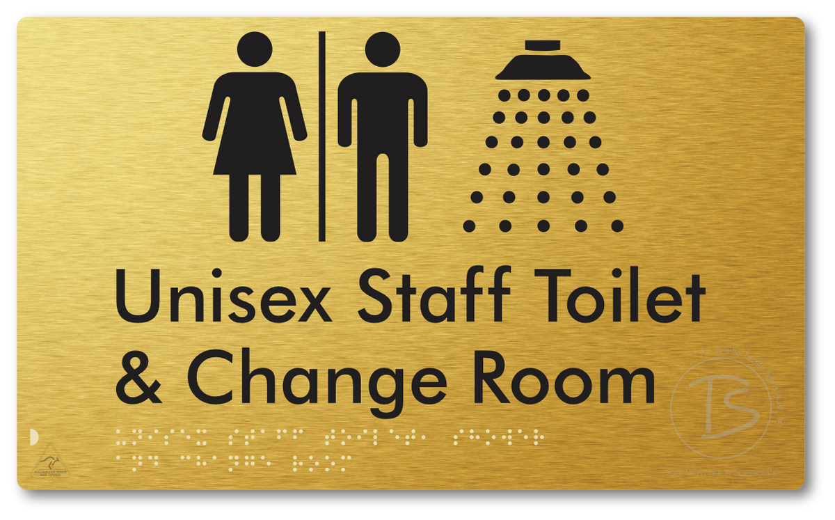 Unisex Staff Toilet, Shower & Change Room with Air Lock