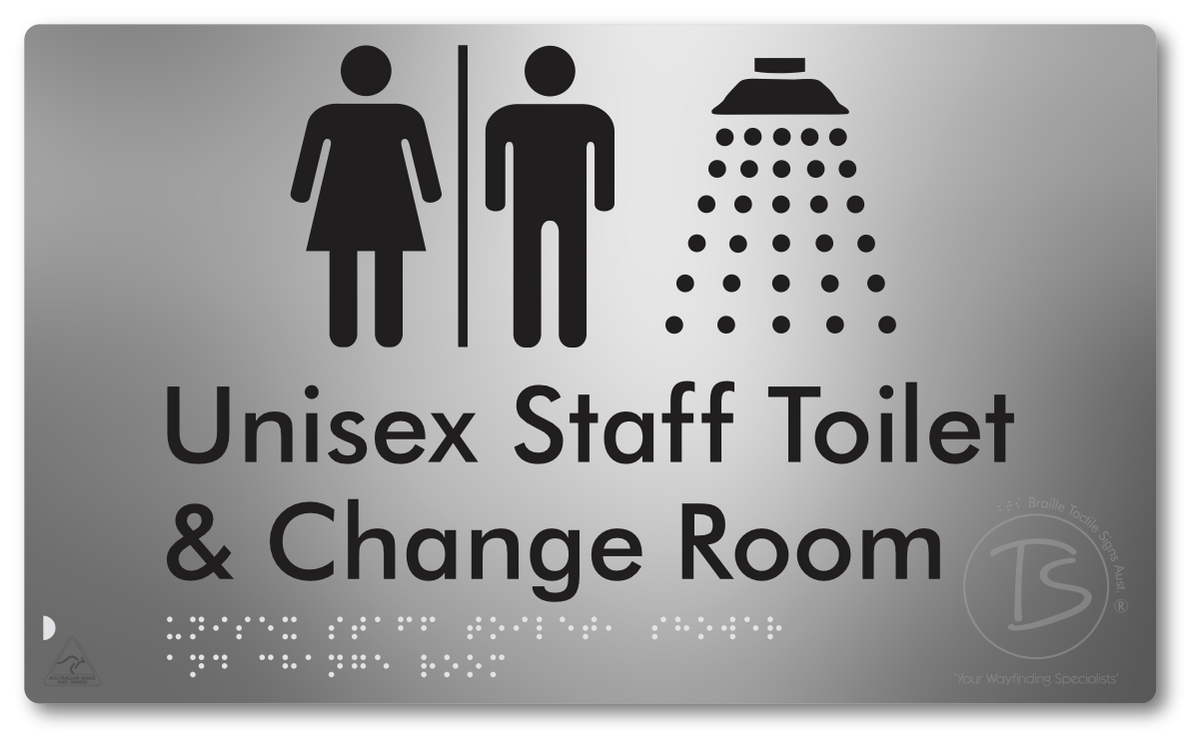 Unisex Staff Toilet, Shower & Change Room with Air Lock