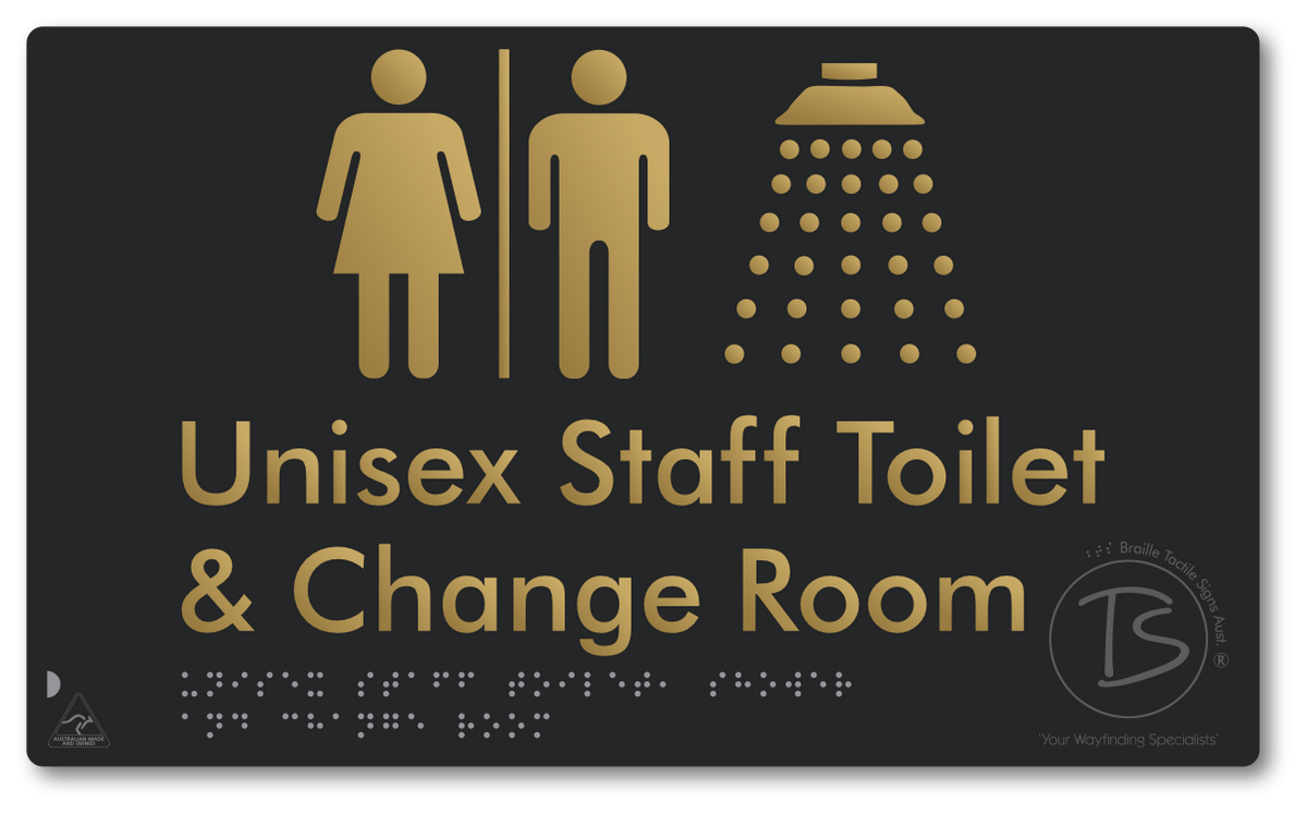 Unisex Staff Toilet, Shower & Change Room with Air Lock