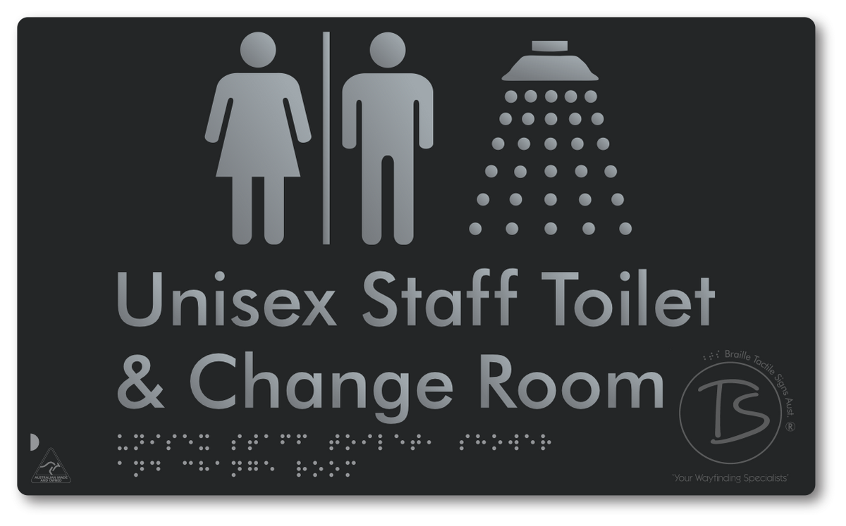 Unisex Staff Toilet, Shower & Change Room with Air Lock