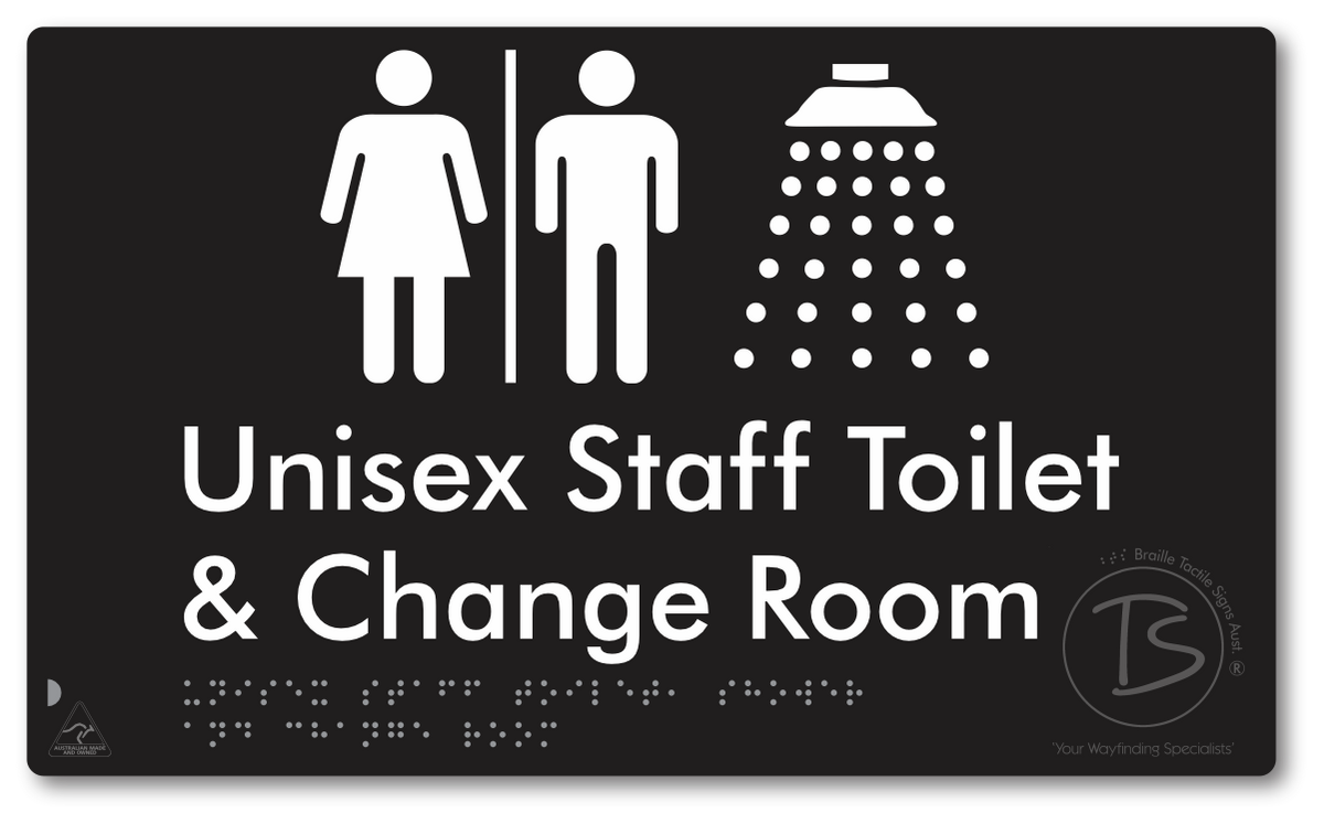 Unisex Staff Toilet, Shower & Change Room with Air Lock
