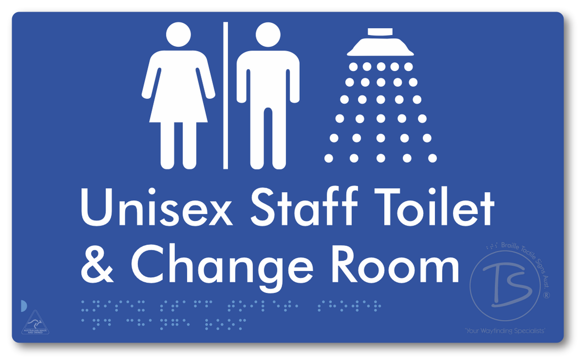 Unisex Staff Toilet, Shower & Change Room with Air Lock