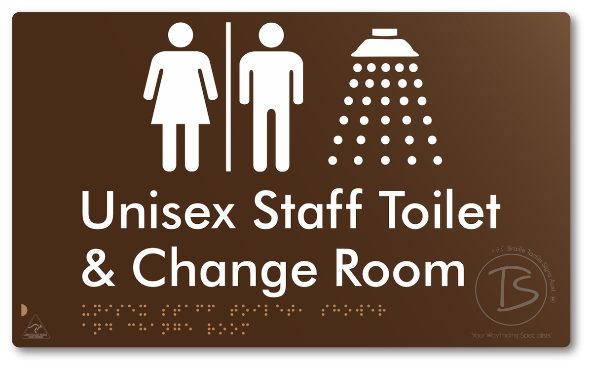 Unisex Staff Toilet, Shower & Change Room with Air Lock