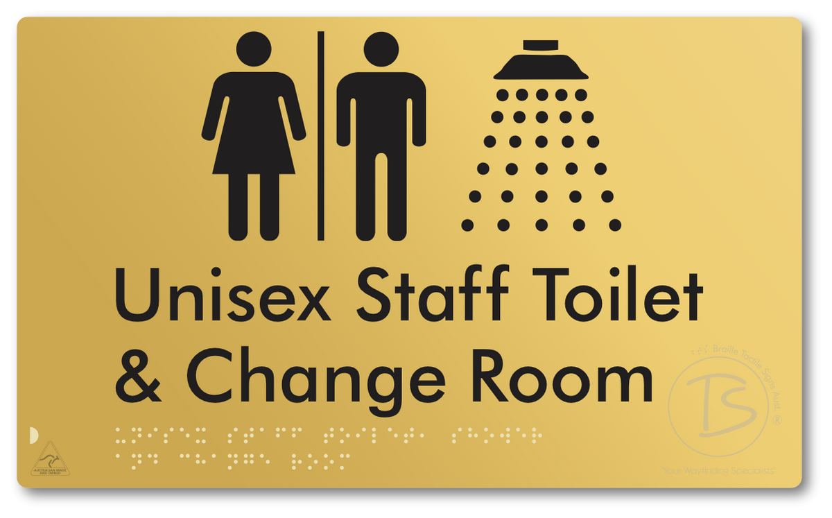 Unisex Staff Toilet, Shower & Change Room with Air Lock