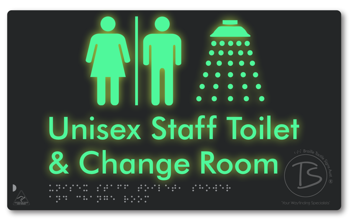 Unisex Staff Toilet, Shower & Change Room with Air Lock