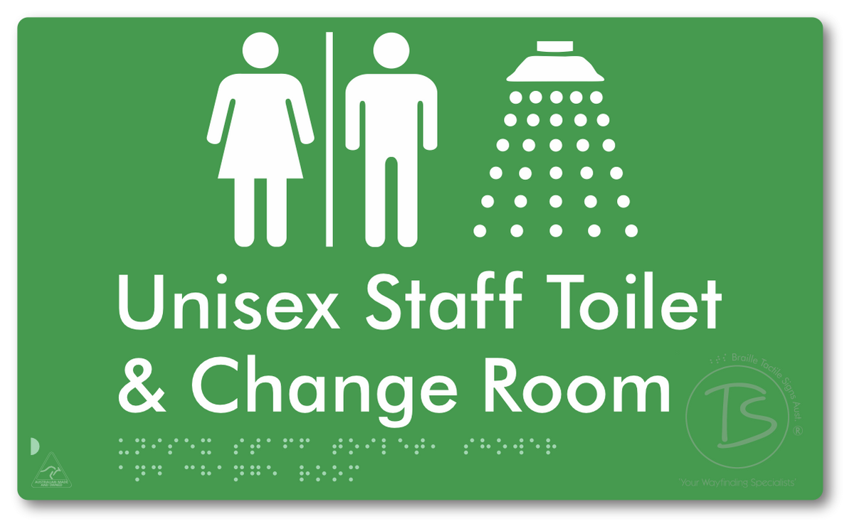 Unisex Staff Toilet, Shower & Change Room with Air Lock