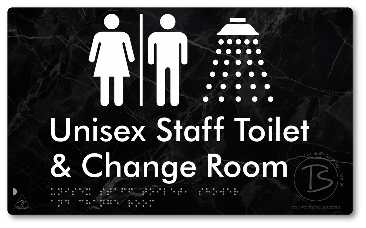 Unisex Staff Toilet, Shower & Change Room with Air Lock