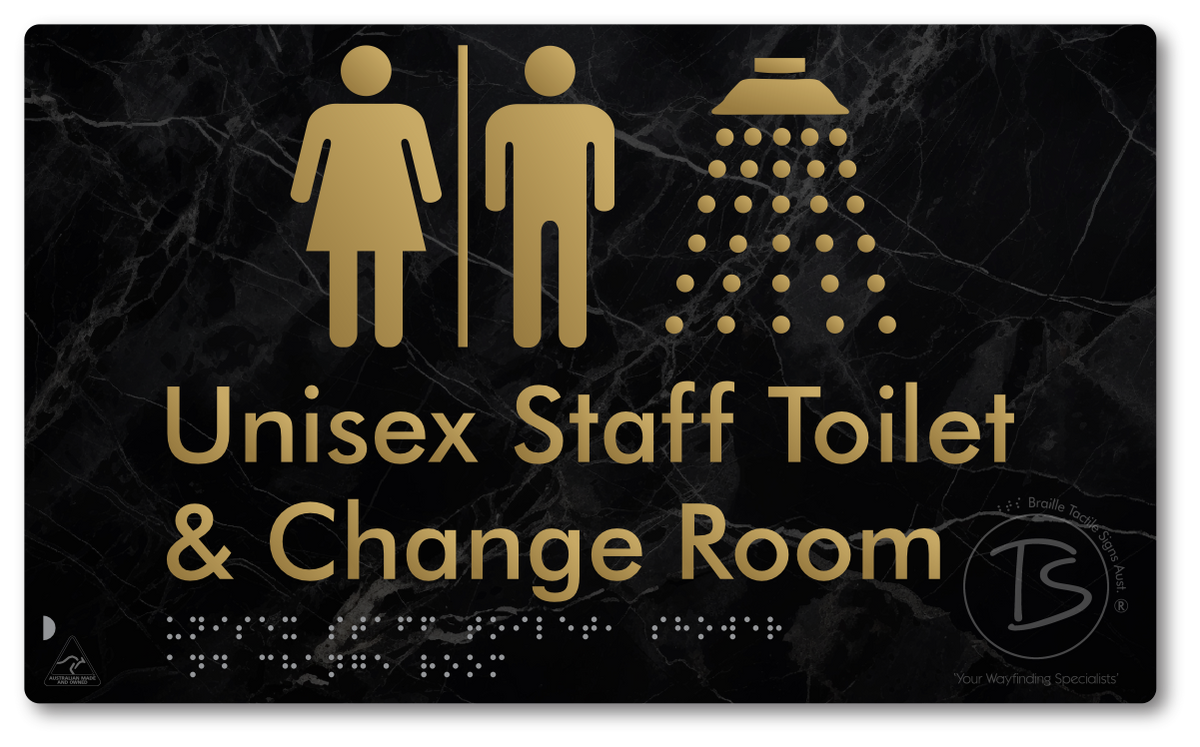 Unisex Staff Toilet, Shower & Change Room with Air Lock