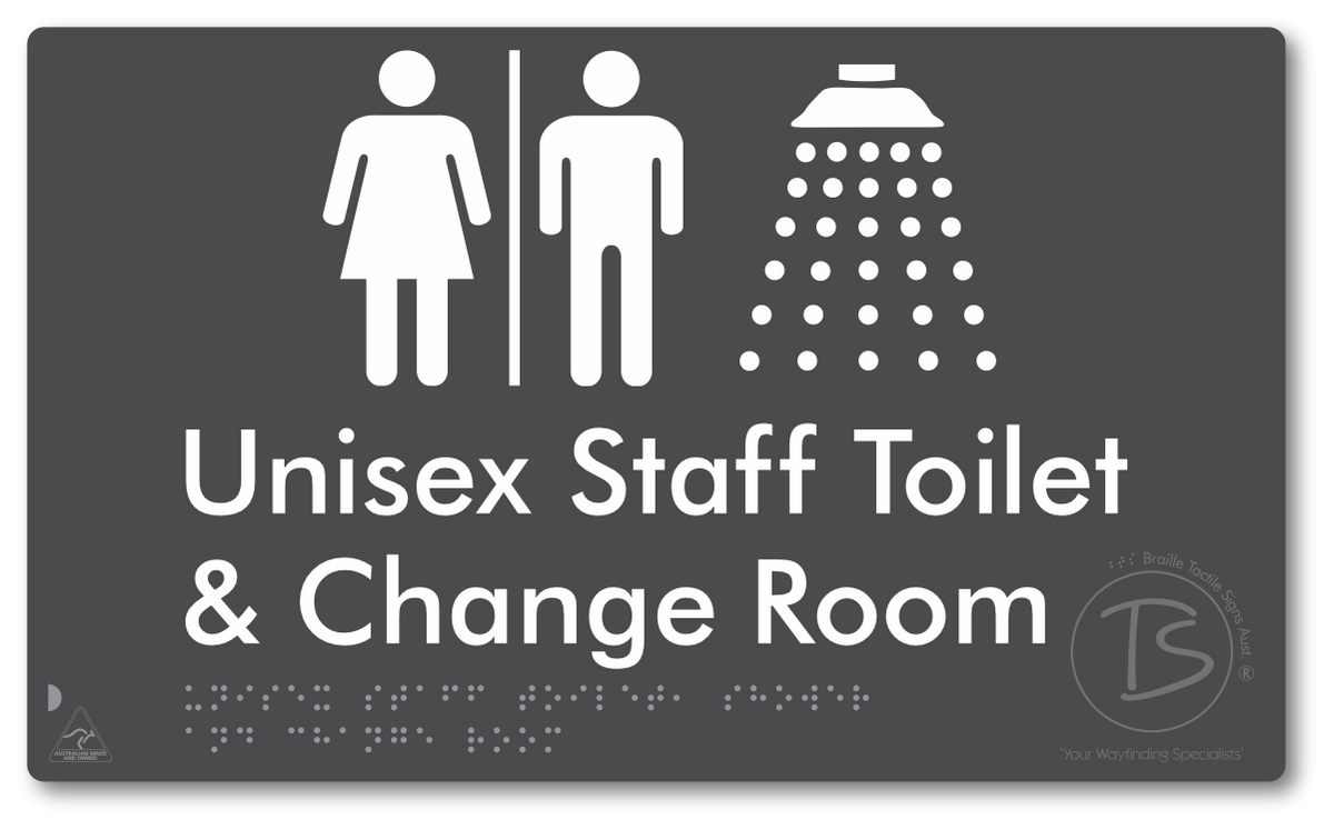 Unisex Staff Toilet, Shower & Change Room with Air Lock
