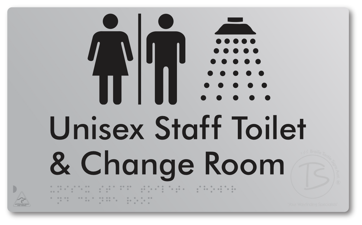 Unisex Staff Toilet, Shower & Change Room with Air Lock