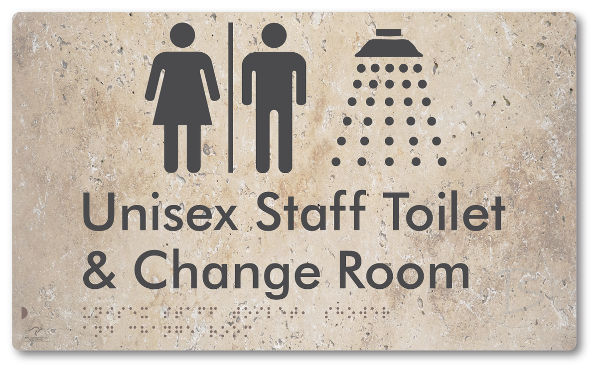 Unisex Staff Toilet, Shower & Change Room with Air Lock