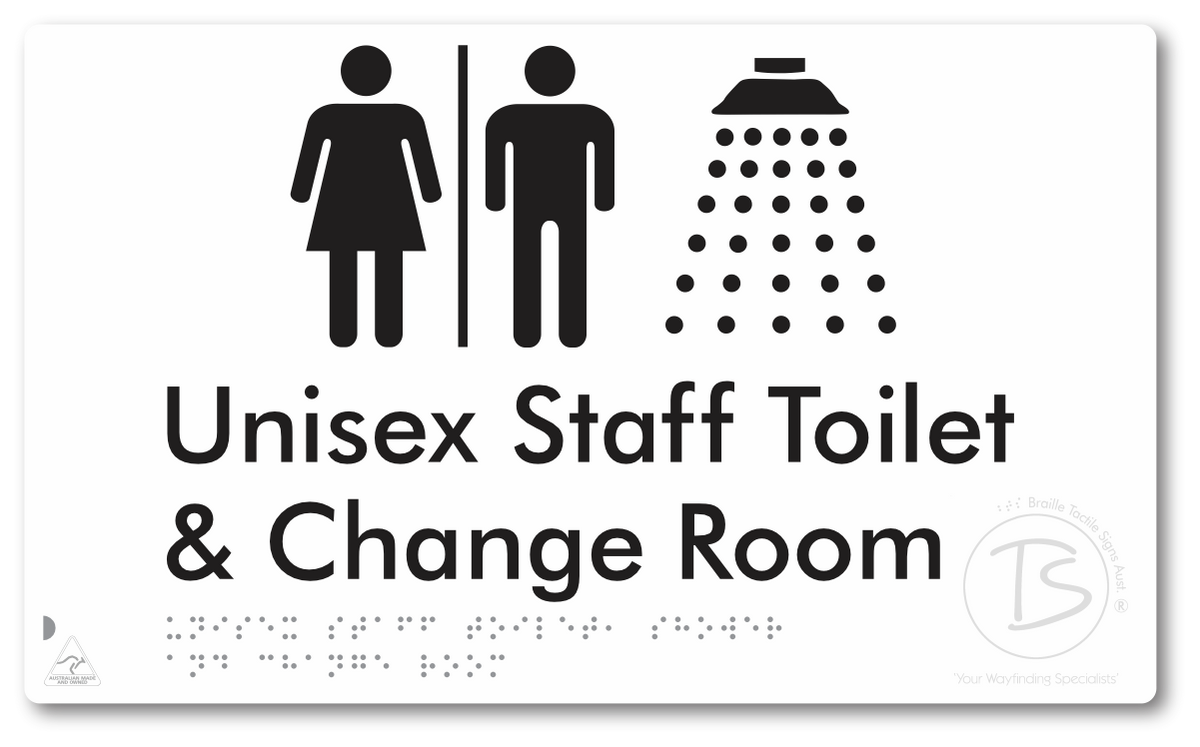 Unisex Staff Toilet, Shower & Change Room with Air Lock