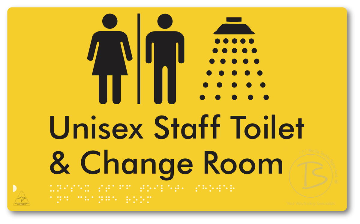 Unisex Staff Toilet, Shower & Change Room with Air Lock