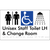 Unisex Staff Accessible Toilet with Left (LH) or Right Hand Transfer (RH), Shower & Change with Air Lock