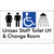 Unisex Staff Accessible Toilet with Left (LH) or Right Hand Transfer (RH), Shower & Change Room