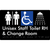 Unisex Staff Accessible Toilet with Left (LH) or Right Hand Transfer (RH), Shower & Change with Air Lock