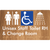 Unisex Staff Accessible Toilet with Left (LH) or Right Hand Transfer (RH), Shower & Change with Air Lock