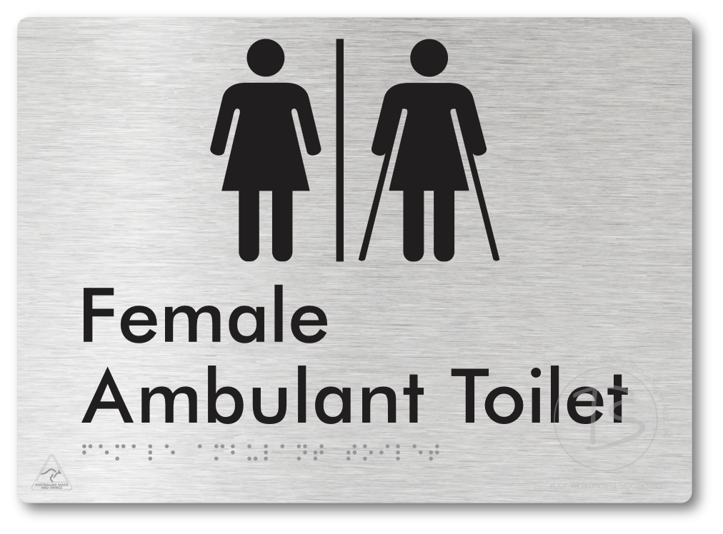 Female Ambulant Toilet with Air Lock