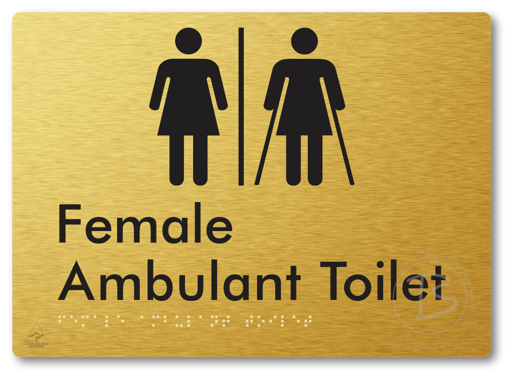 Female Ambulant Toilet with Air Lock