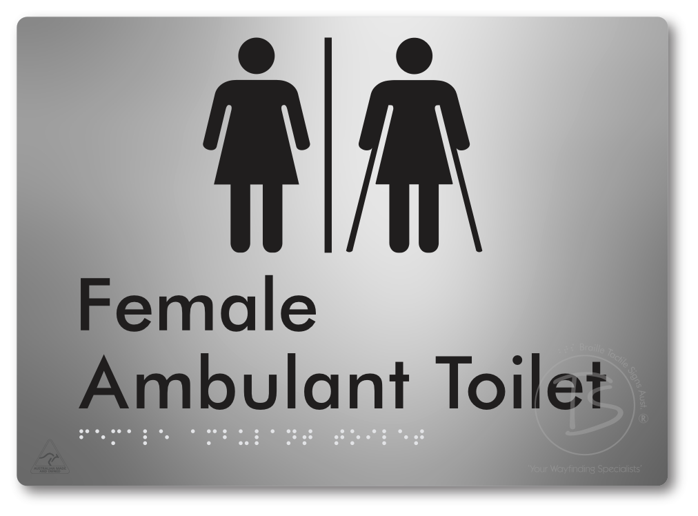 Female Ambulant Toilet with Air Lock