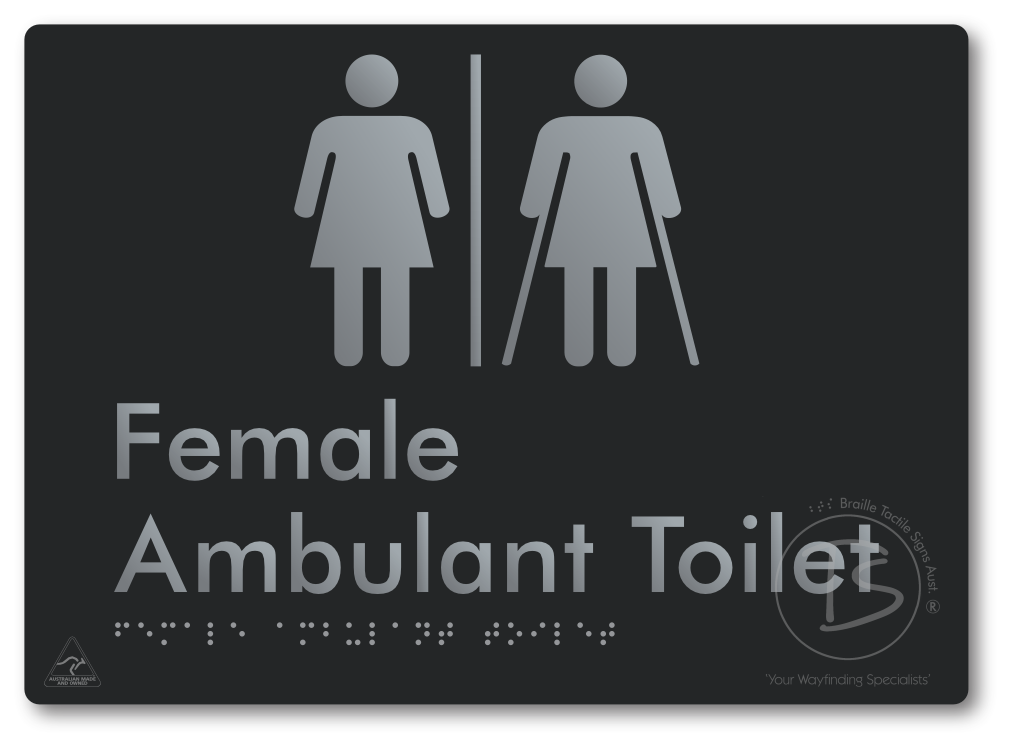 Female Ambulant Toilet with Air Lock