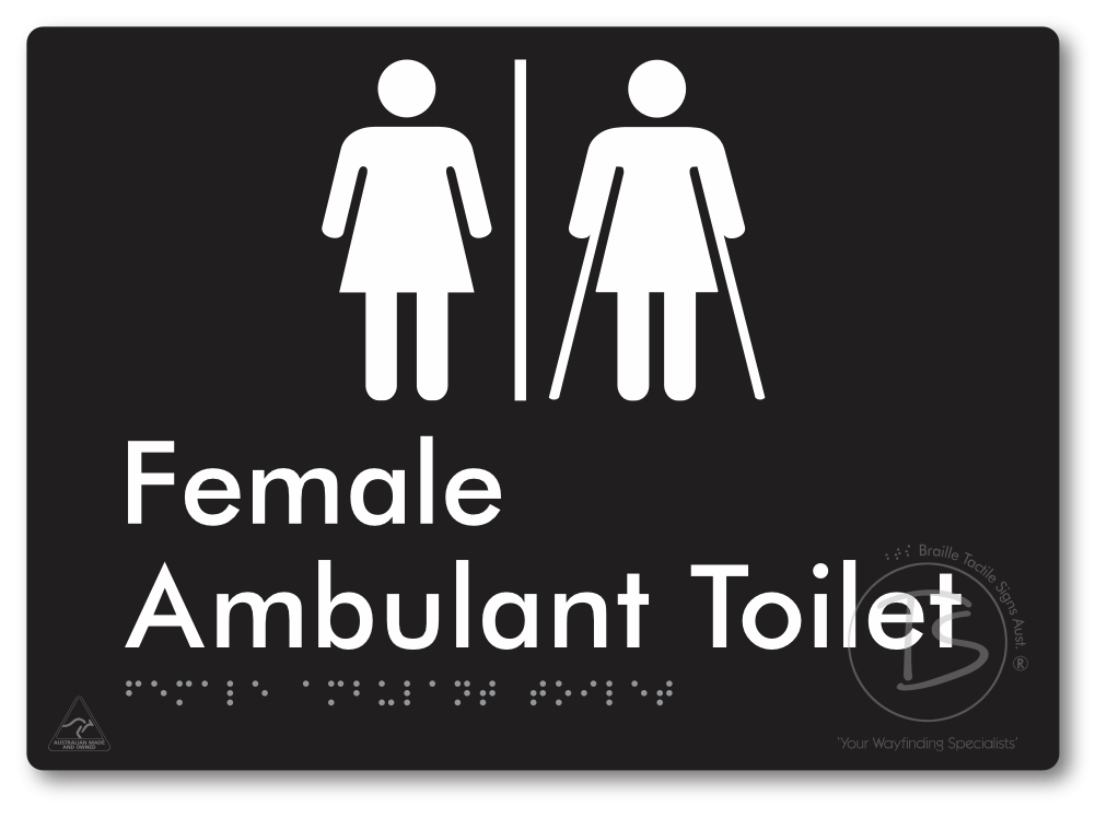 Female Ambulant Toilet with Air Lock