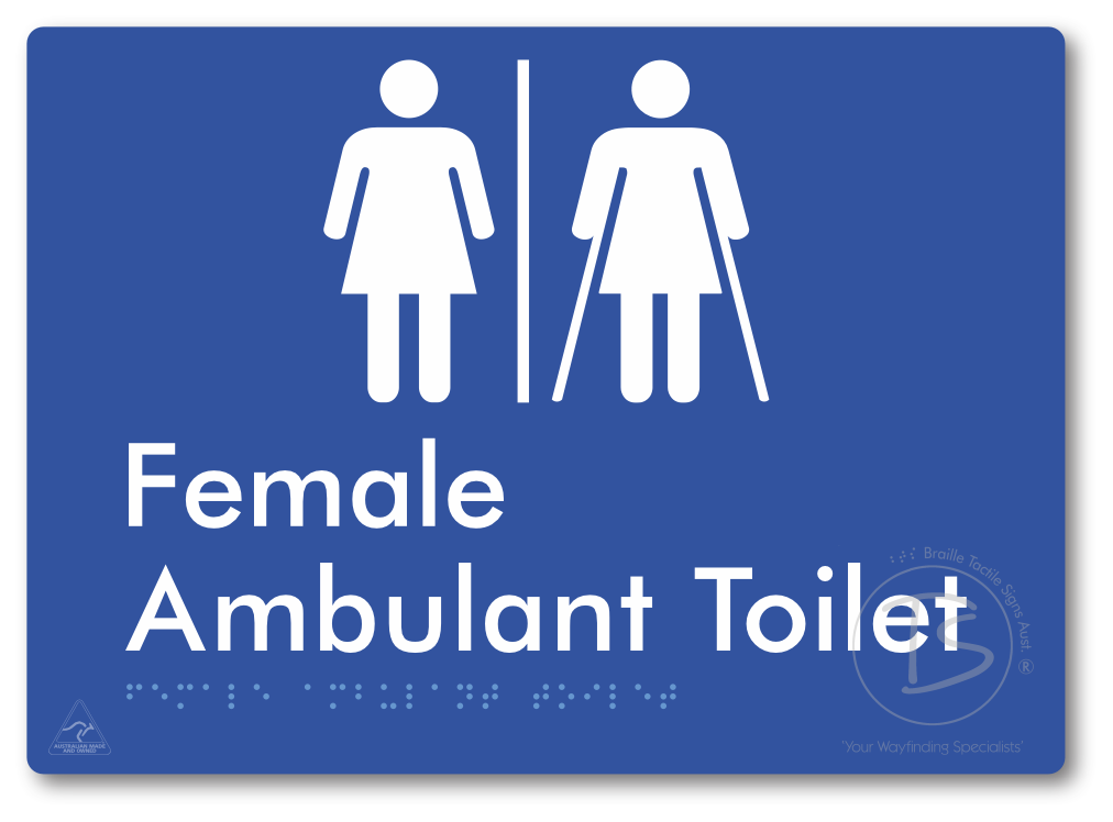Female Ambulant Toilet with Air Lock