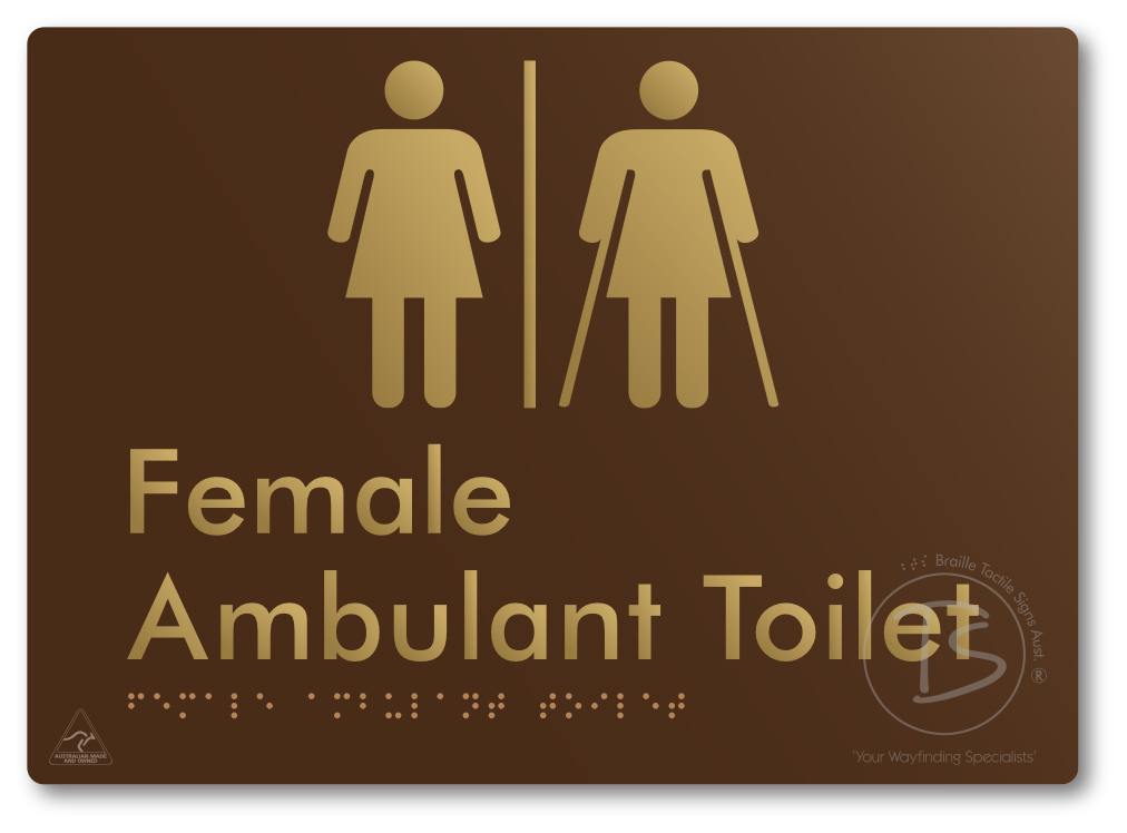 Female Ambulant Toilet with Air Lock