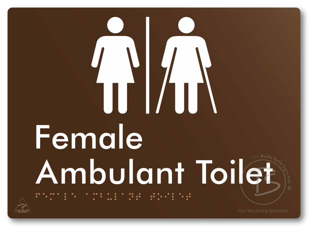 Female Ambulant Toilet with Air Lock