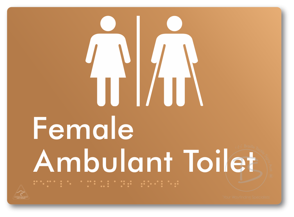 Female Ambulant Toilet with Air Lock