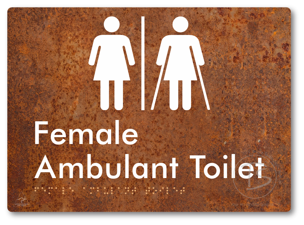 Female Ambulant Toilet with Air Lock