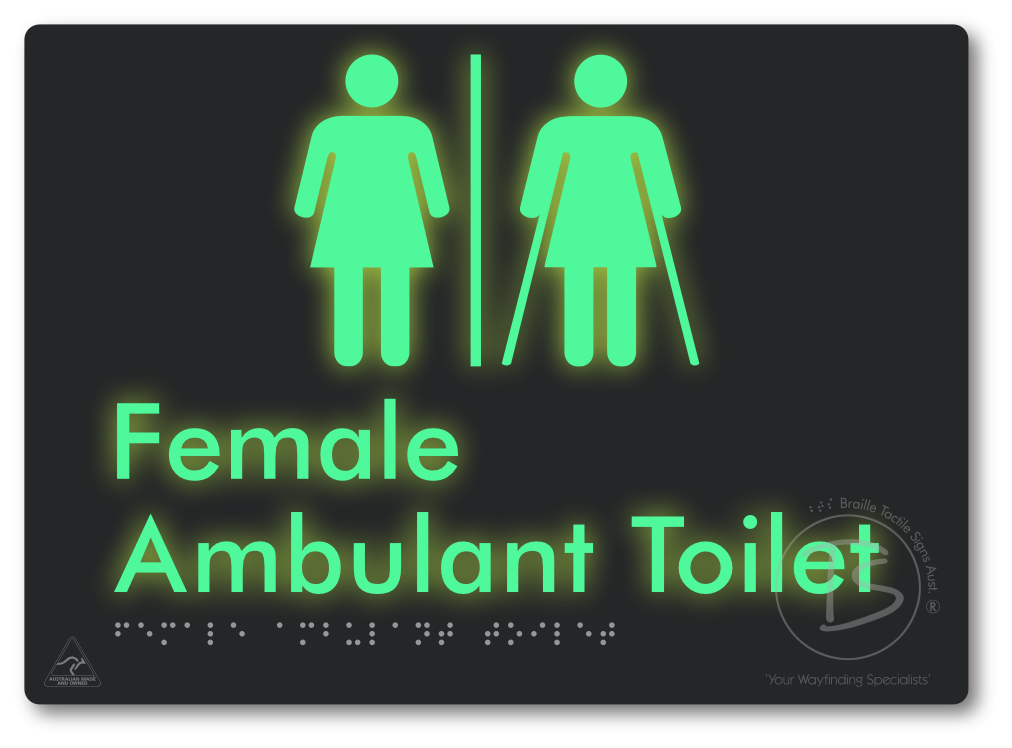 Female Ambulant Toilet with Air Lock