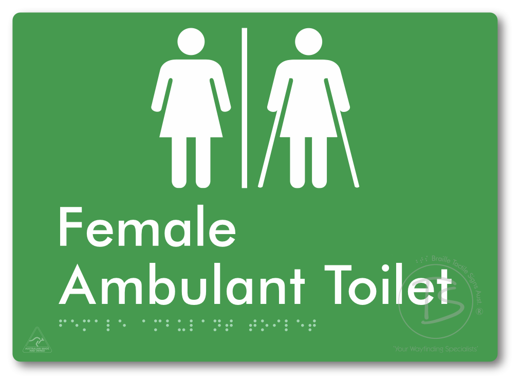 Female Ambulant Toilet with Air Lock