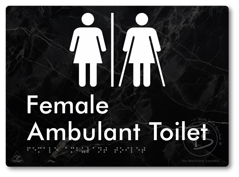 Female Ambulant Toilet with Air Lock
