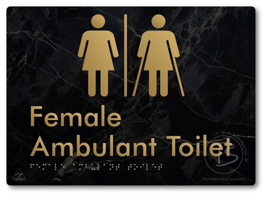 Female Ambulant Toilet with Air Lock