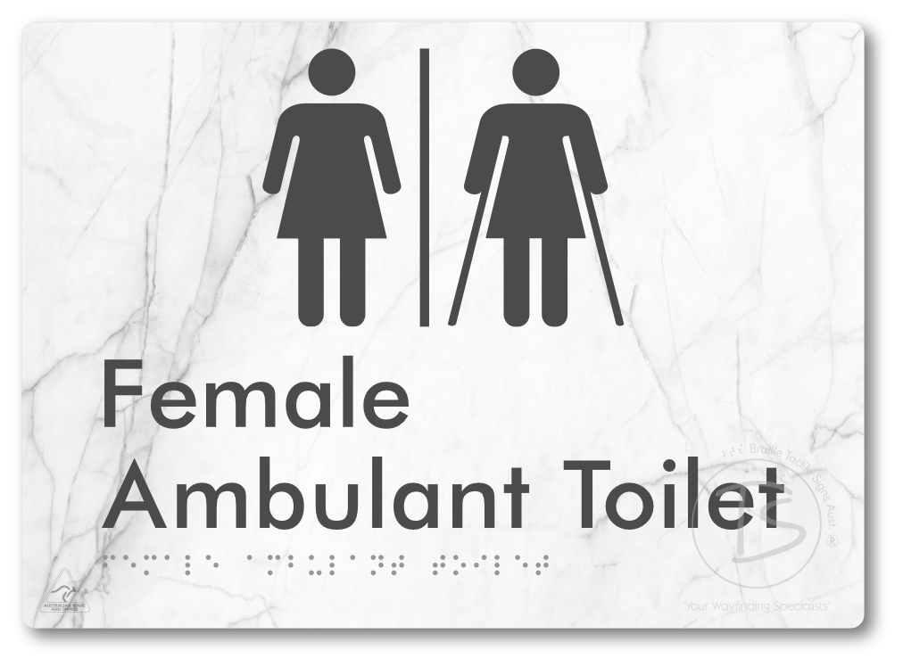 Female Ambulant Toilet with Air Lock