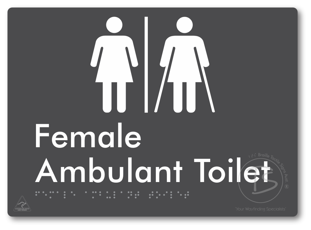 Female Ambulant Toilet with Air Lock