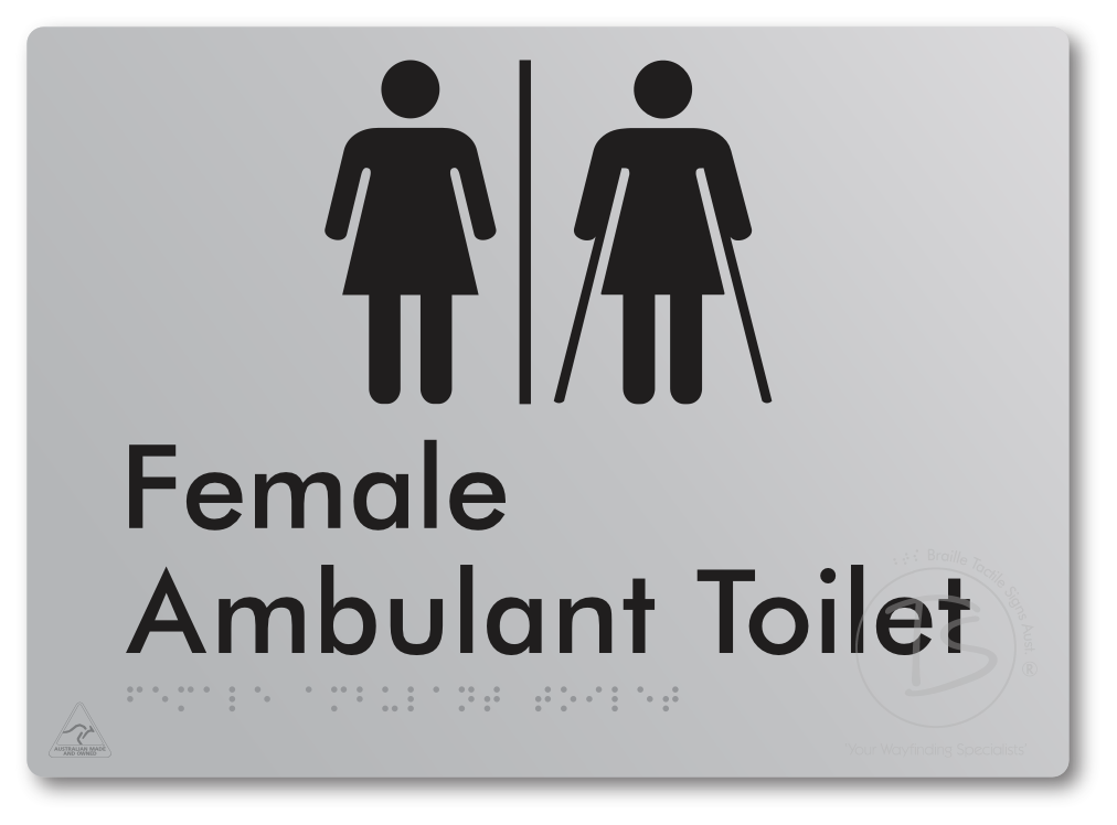 Female Ambulant Toilet with Air Lock