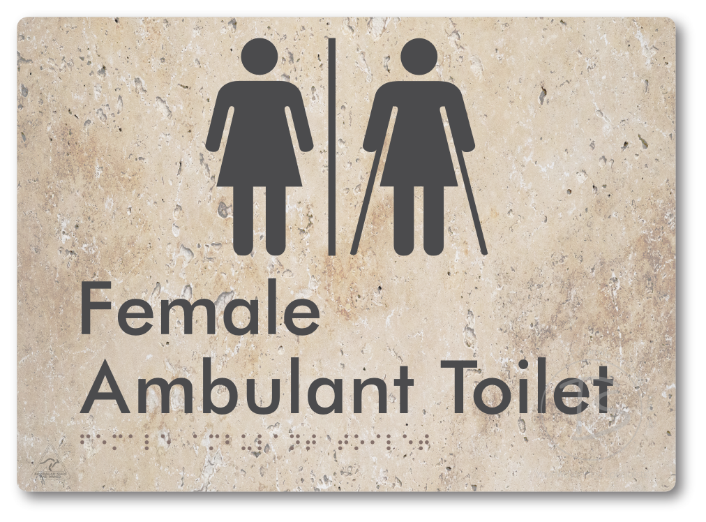 Female Ambulant Toilet with Air Lock