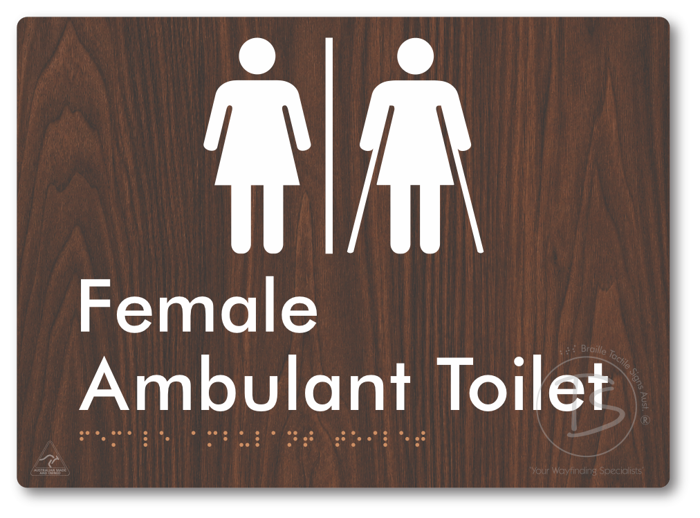 Female Ambulant Toilet with Air Lock