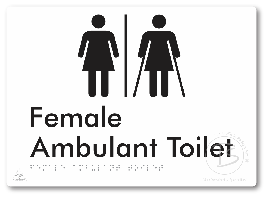 Female Ambulant Toilet with Air Lock